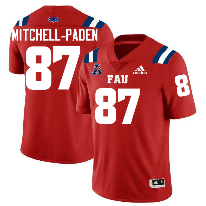 Zaire Mitchell-Paden FAU Jersey,Florida Atlantic Owls Football Jersey,Uniforms,Gears-Red